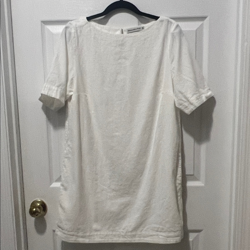 Abercrombie & Fitch Short-Sleeve Linen-Blend Mini Dress

Size M